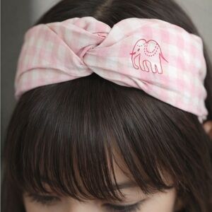 New Rolller Rabbit Hathi Gonghham Knot Headband in Pink, New with Tags
